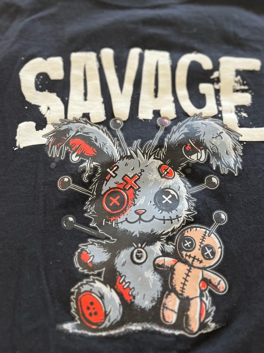 Vibes Savage Graphic Tee - Black size M
